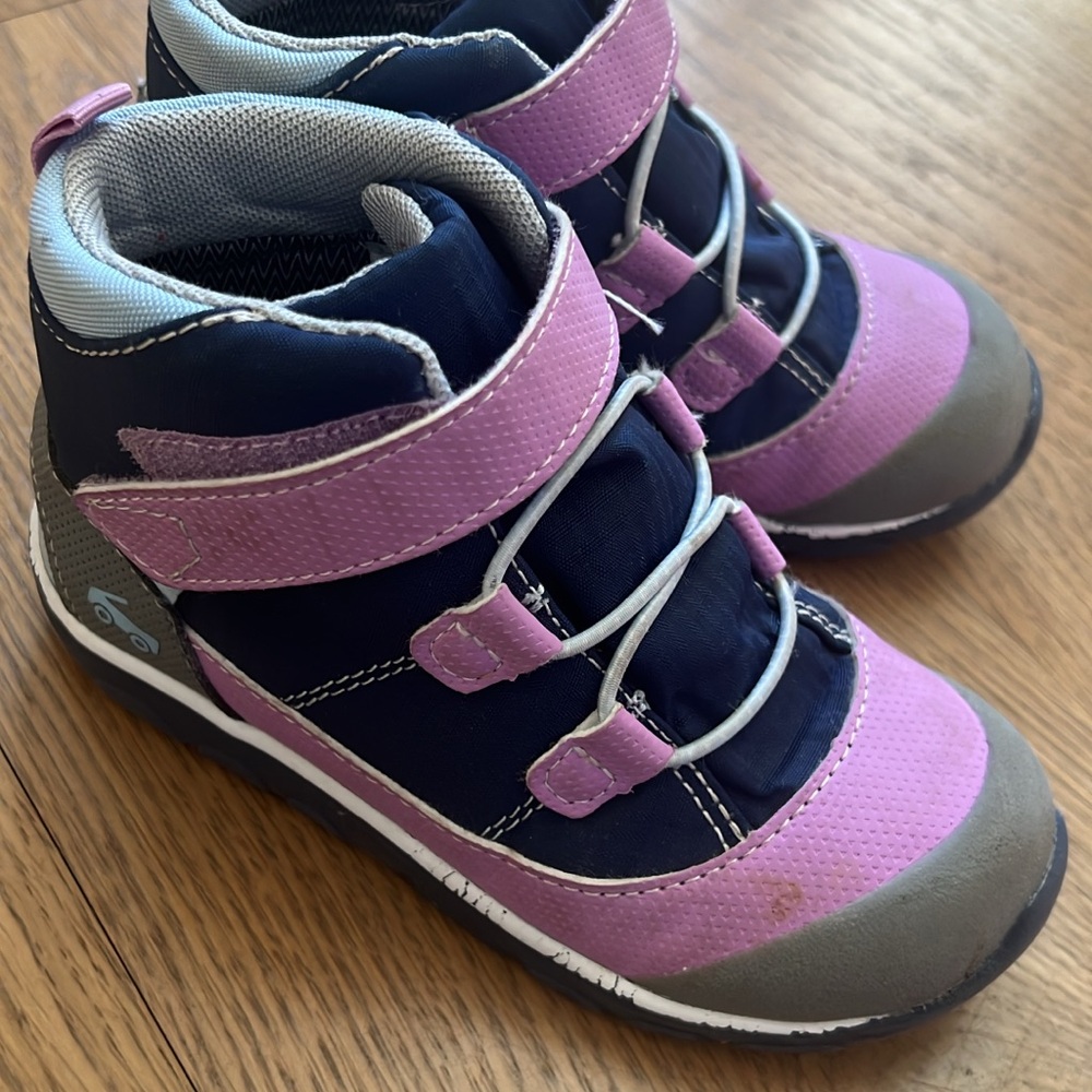 Kids Pink and Blue Shoes
